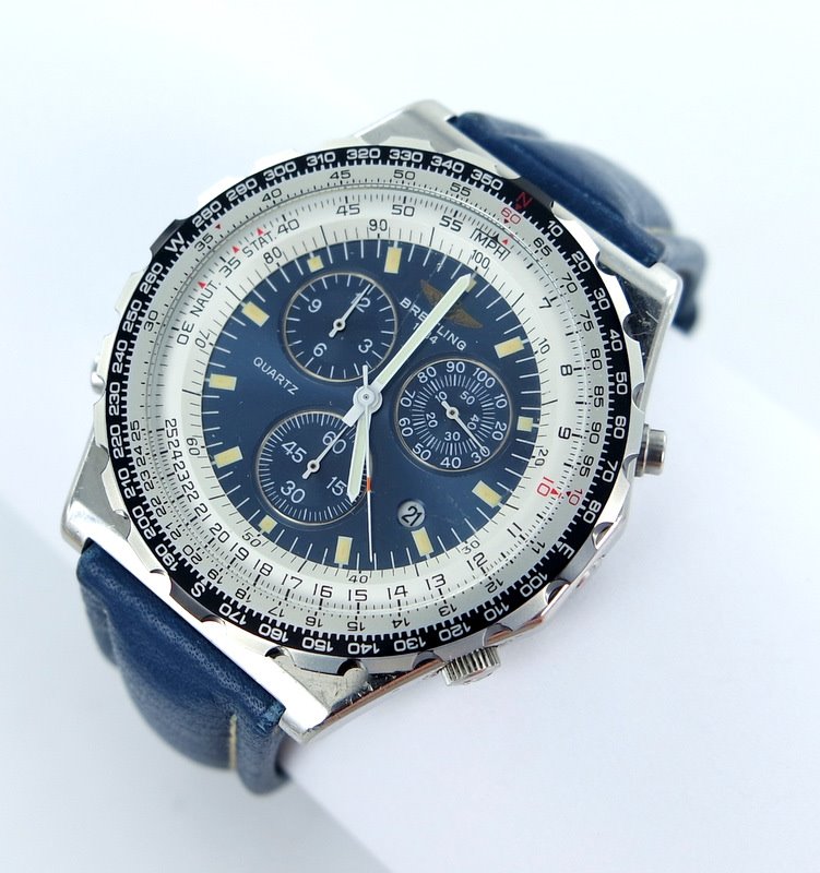 Breitling Jupiter Pilot Chronograph Mens Watch Ref. A59028 Alarm